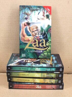 Lot 5 Livres Books Elodie Tirel - Zaa Tome 1 a 5 French